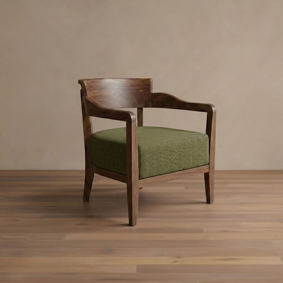 Miniatura: Sillón Santiago Madera de parota