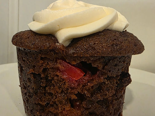 Black Forest Sour Cherry Muffins