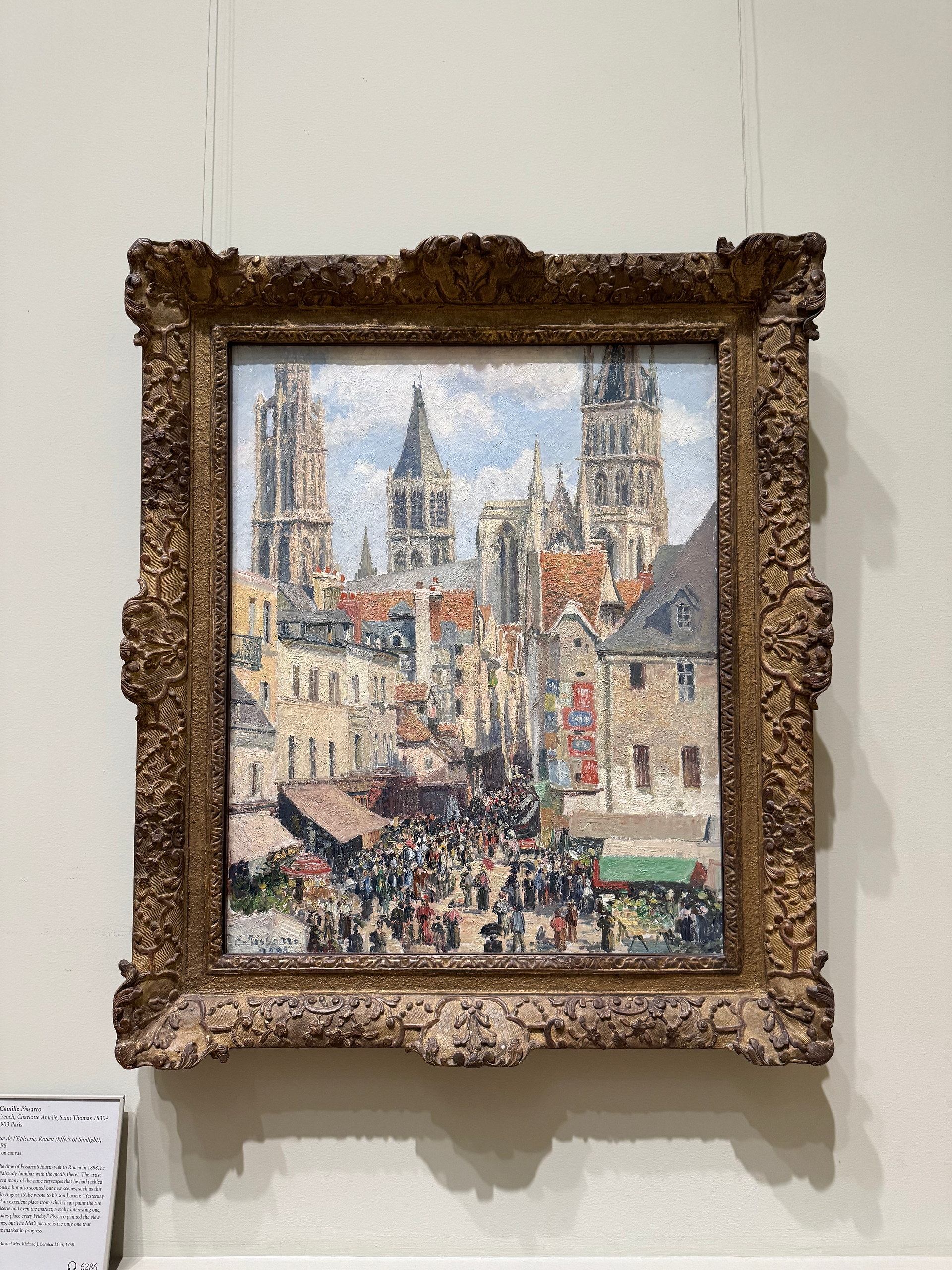 Camille Pissarro - Rouen'da Eski Pazar