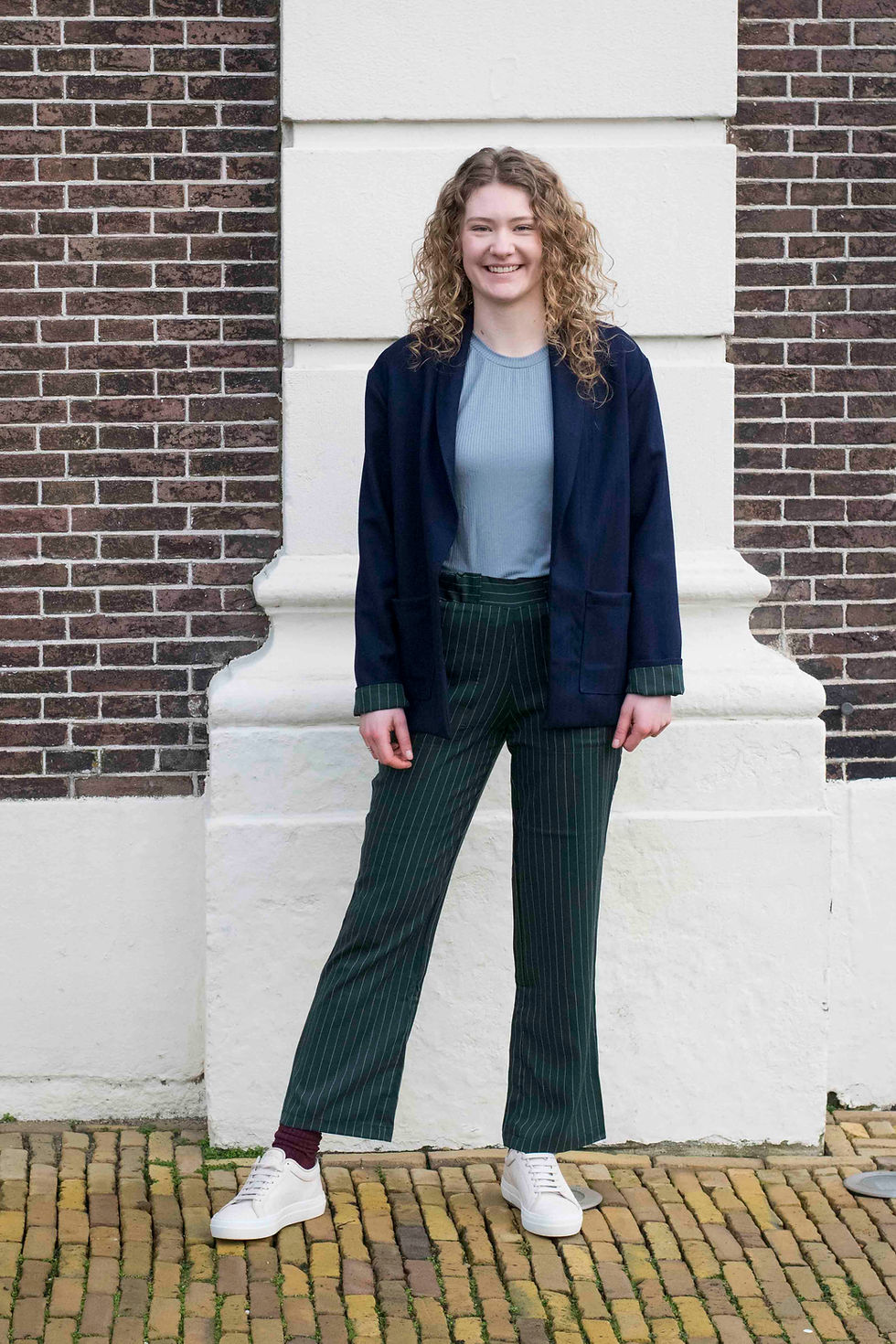 Thumbnail: heerlijke duurzame en comfortabele donkergroene broek