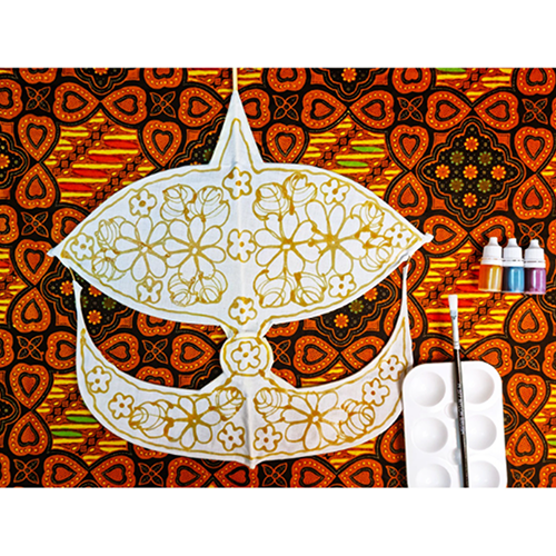 Prewaxed Wau Batik Frame 2