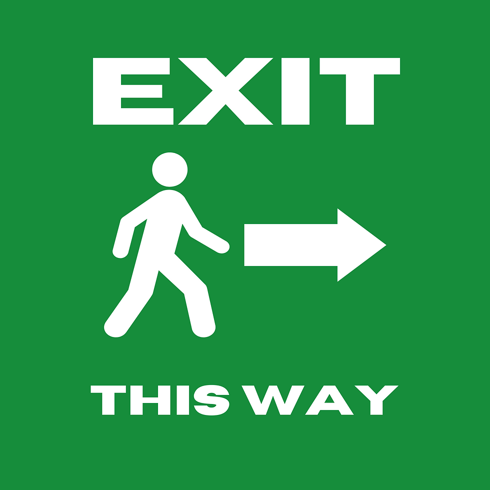 EXIT THIS WAY