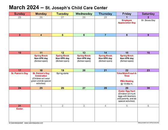 Newsletter and Monthly Calendar | St Joseph Hospital