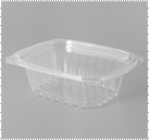 Thumbnail: Deli - PET Rectangular Clear Container 8oz with Lid