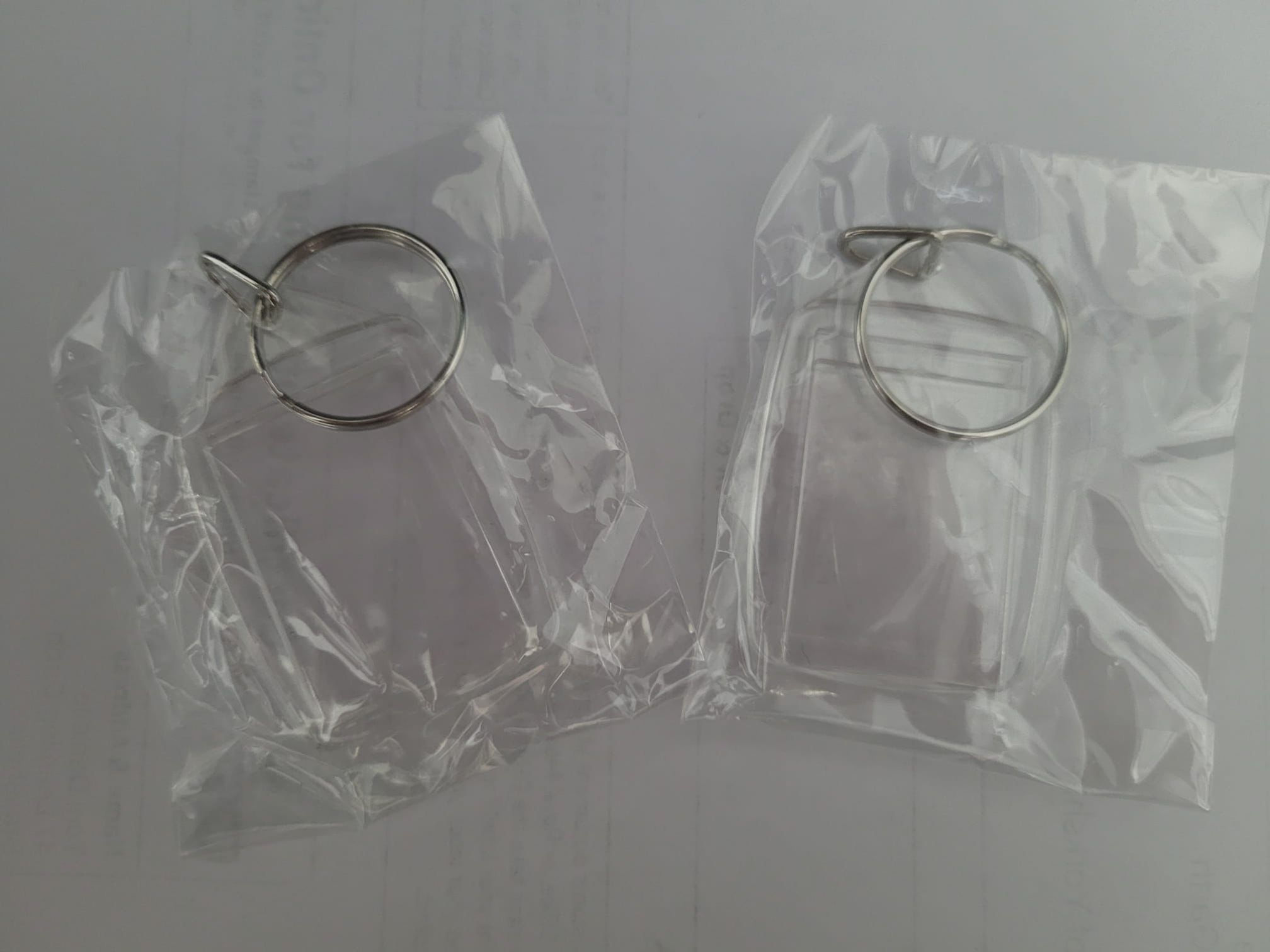 Blank Photo Key Rings