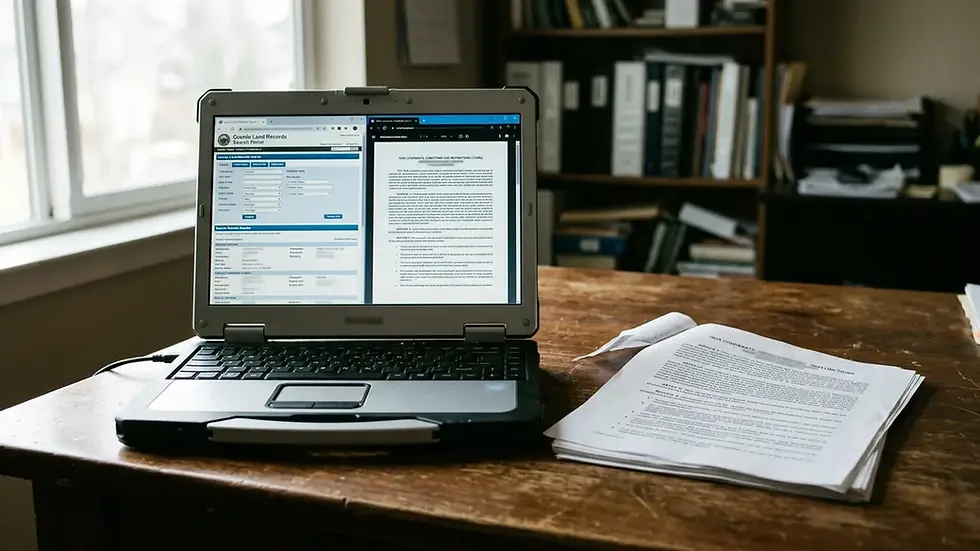 Checking HOA rules short term rentals compliance against county records
