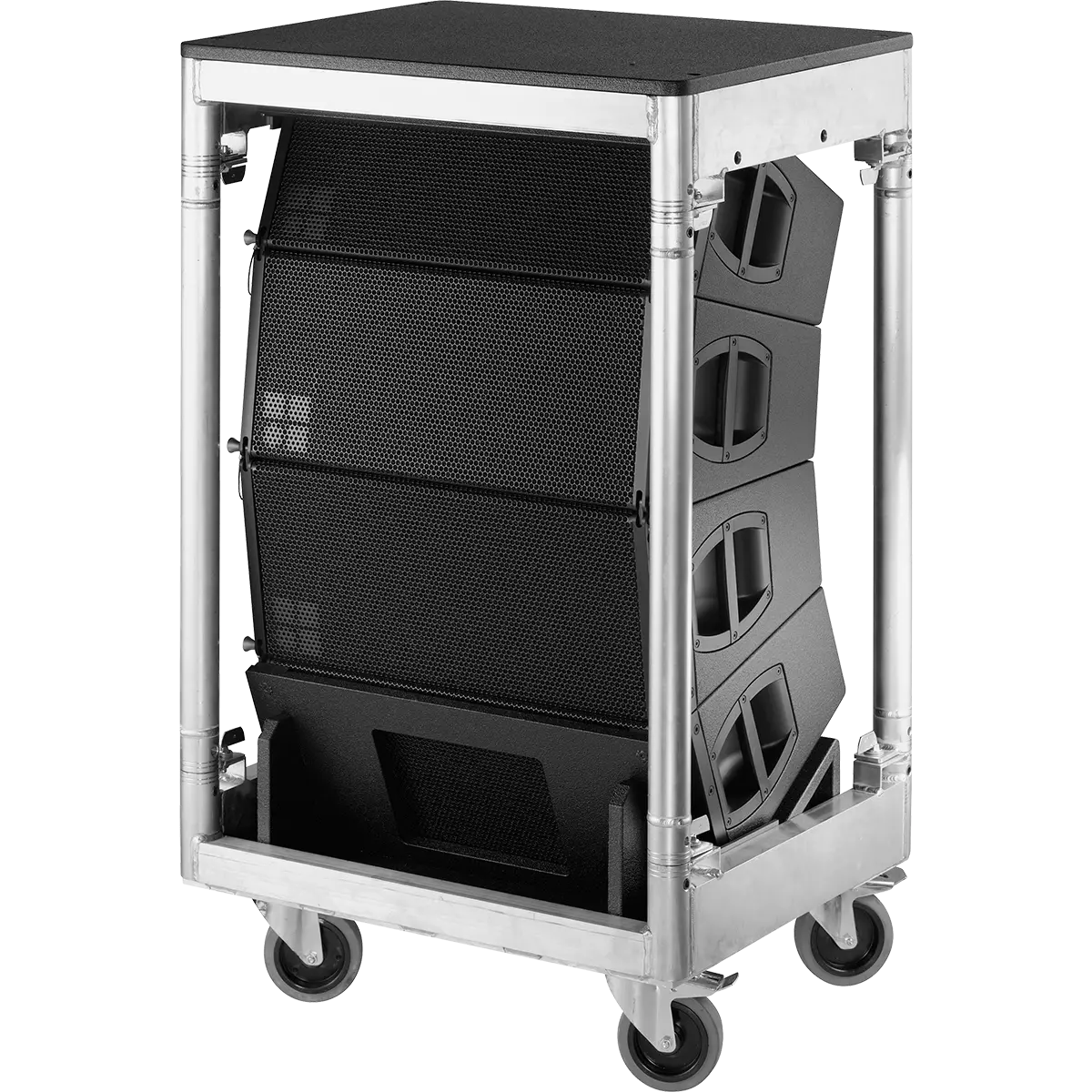 Y8 Line array luidspreker (Set van 4 in kar)