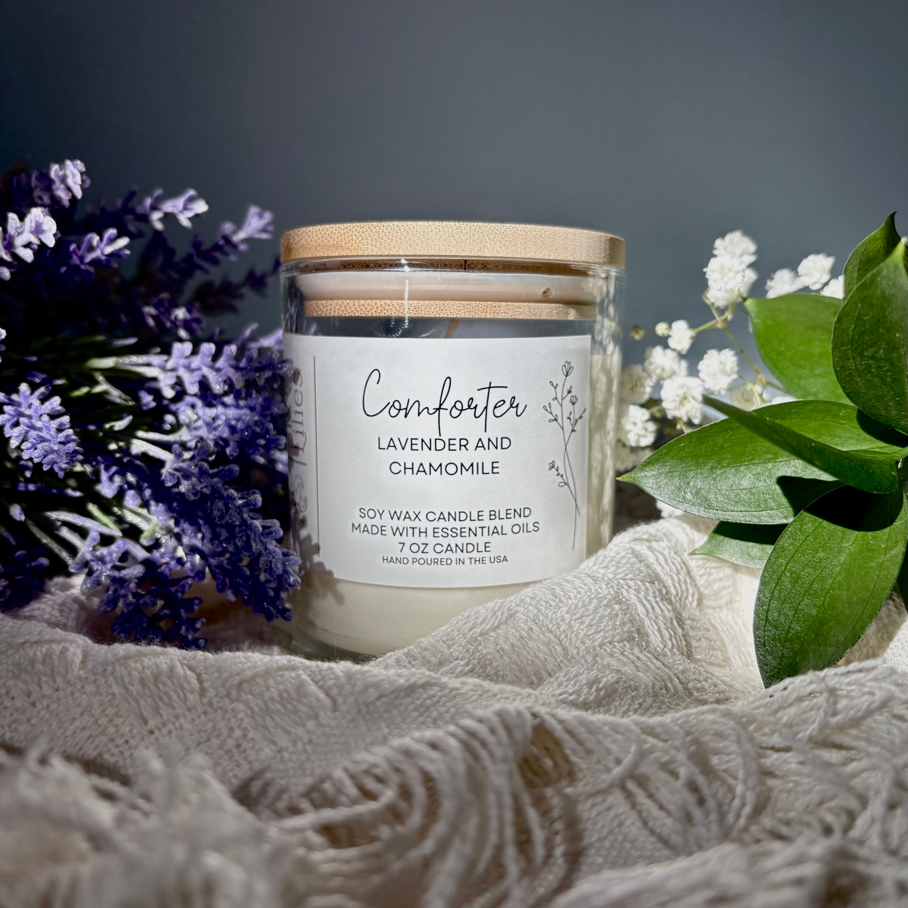 Comforter Candle- Lavender and Chamomile
