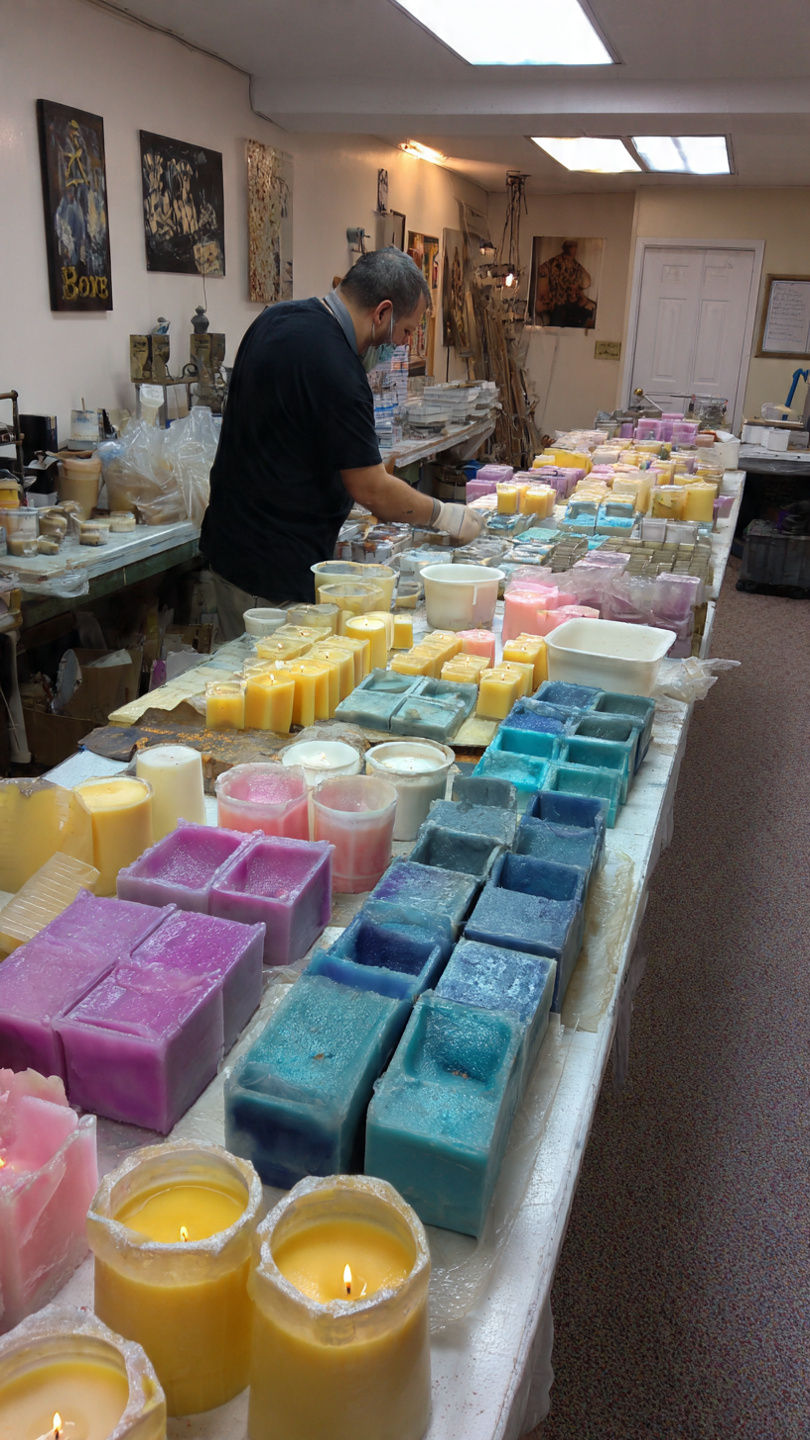 Wax candle workshop 