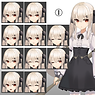 ゴスロリ風少女/表情差分×10種