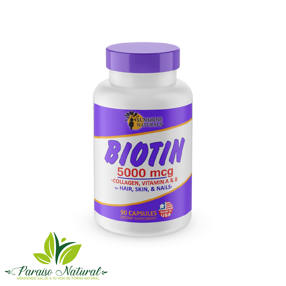 Biotina 5000 mcg más colágeno