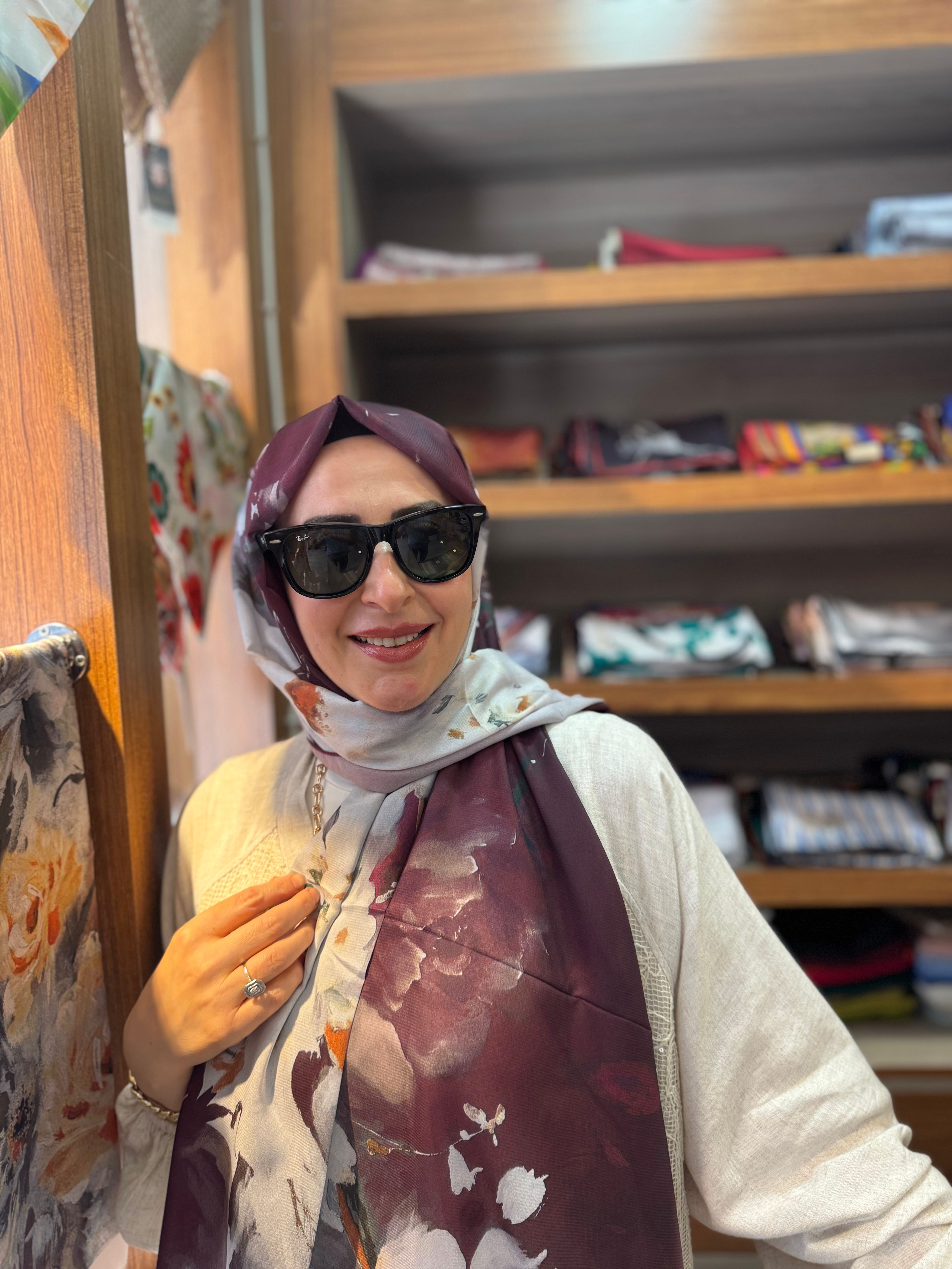 Nesscarf Pamuk İpek Şal