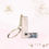 Thumbnail: Elegant Pink Resin 'L' Keychain