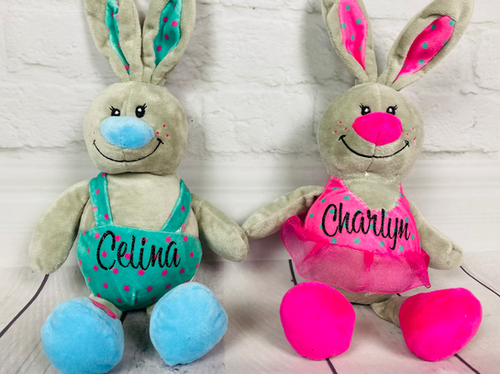  Kuscheltier - Osterhase - personalisiert 