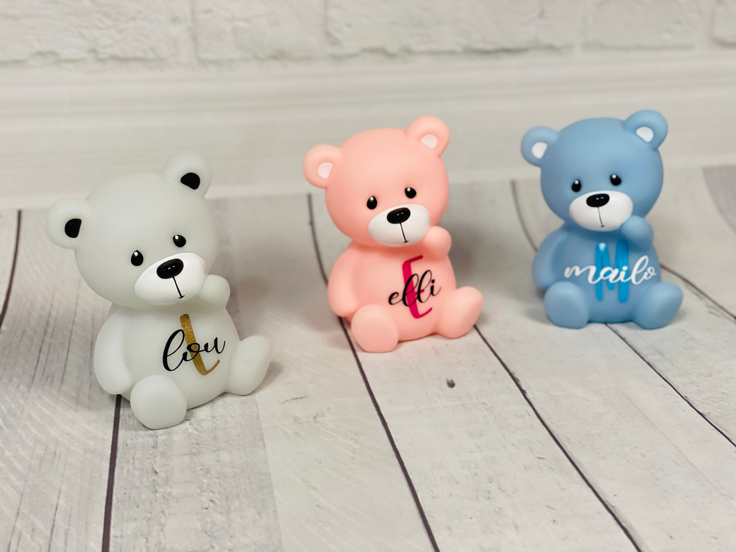 LED - Bär 🐻‍❄️ Nachtlicht Lampe Kinderzimmer Dekoration