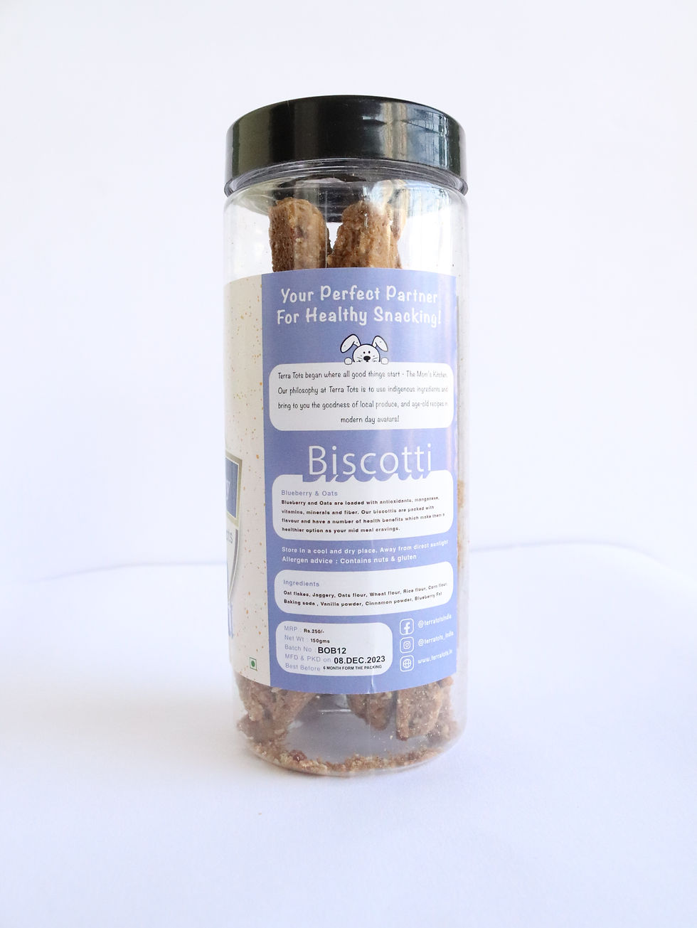 Thumbnail: Blueberry Oats Biscotti