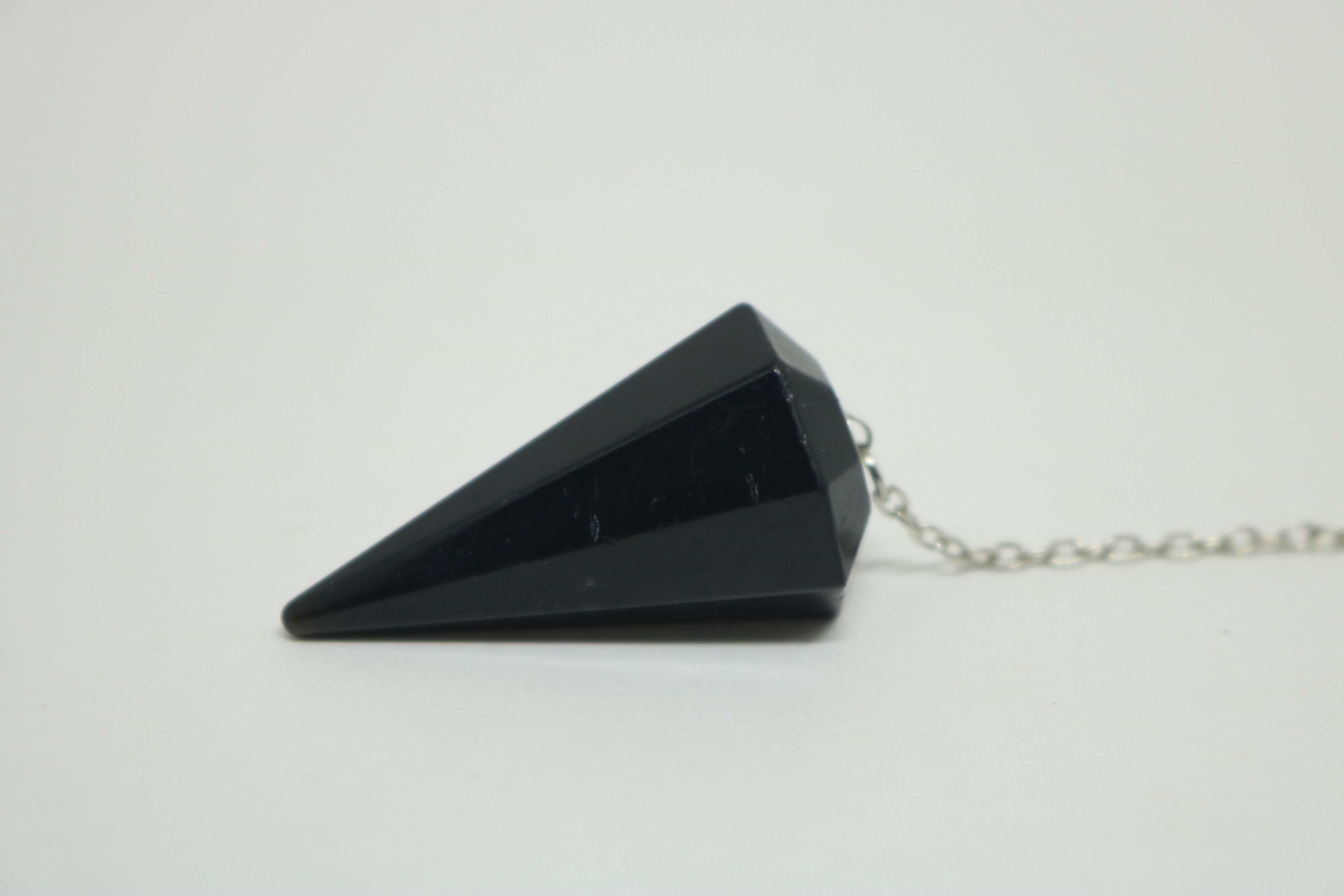 Pêndulo de Cristal Natural - OBSEDIANA