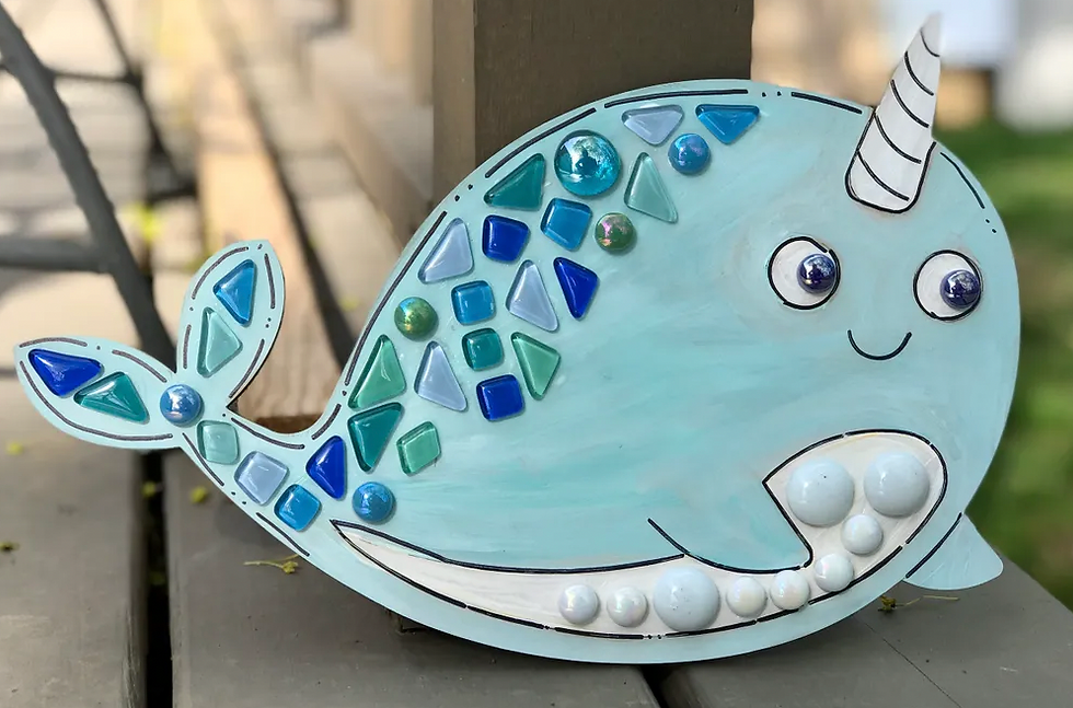 Narwhal mosaic