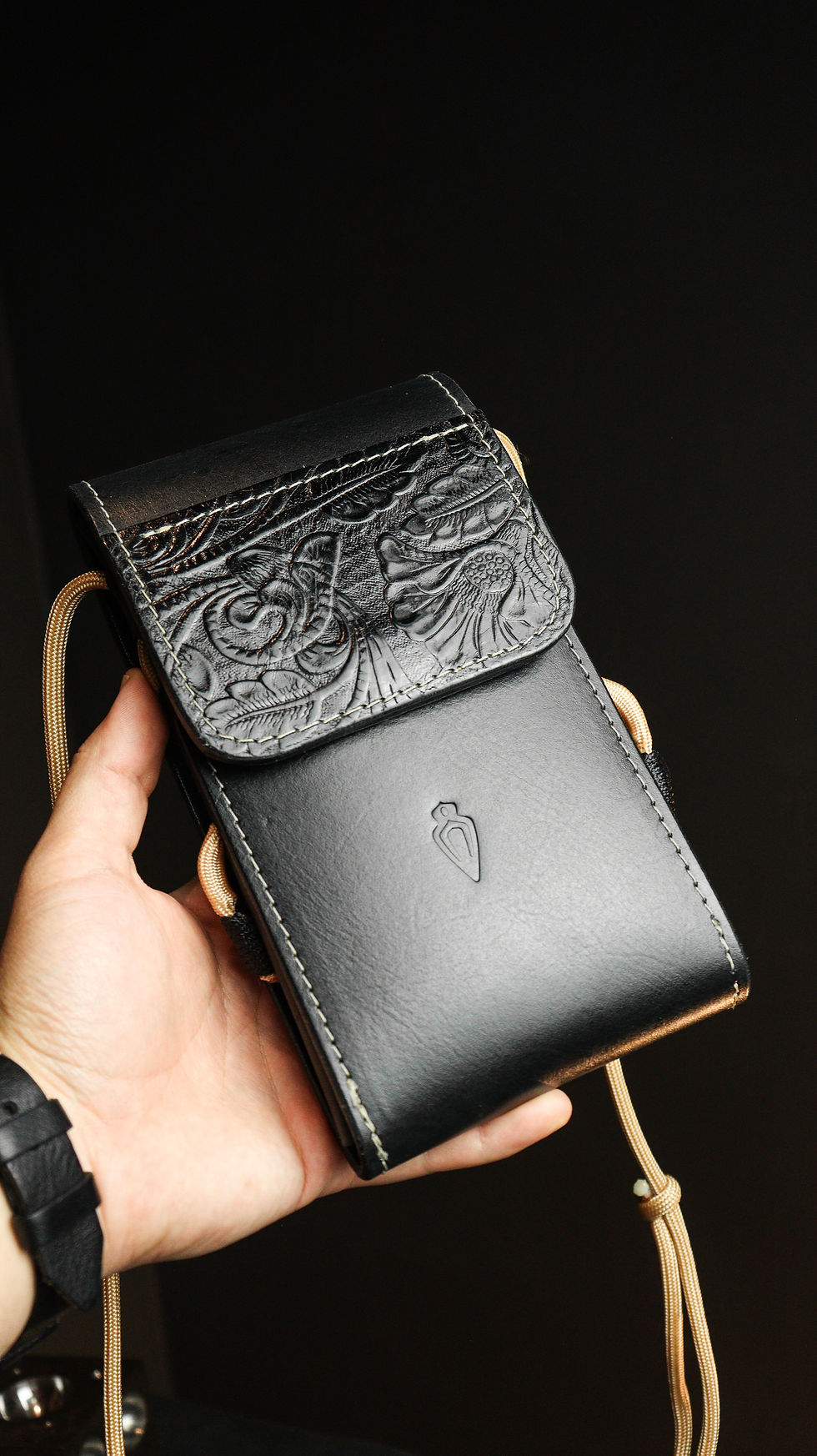 Miniatura: Bolsa Piná - Floral Preto