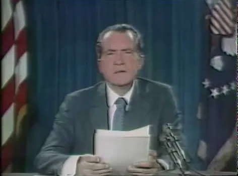 Nixon announces closing of the gold window — 08/15/1974