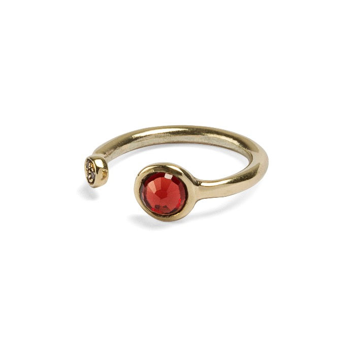Miniatura: Congiunzioni yellow gold ring