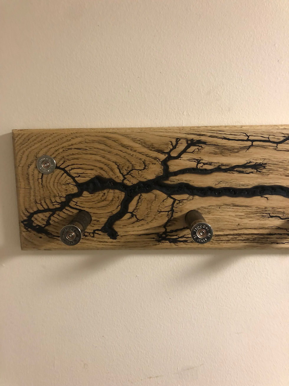 Thumbnail: Lichtenberg shotgun cartridge coat rail