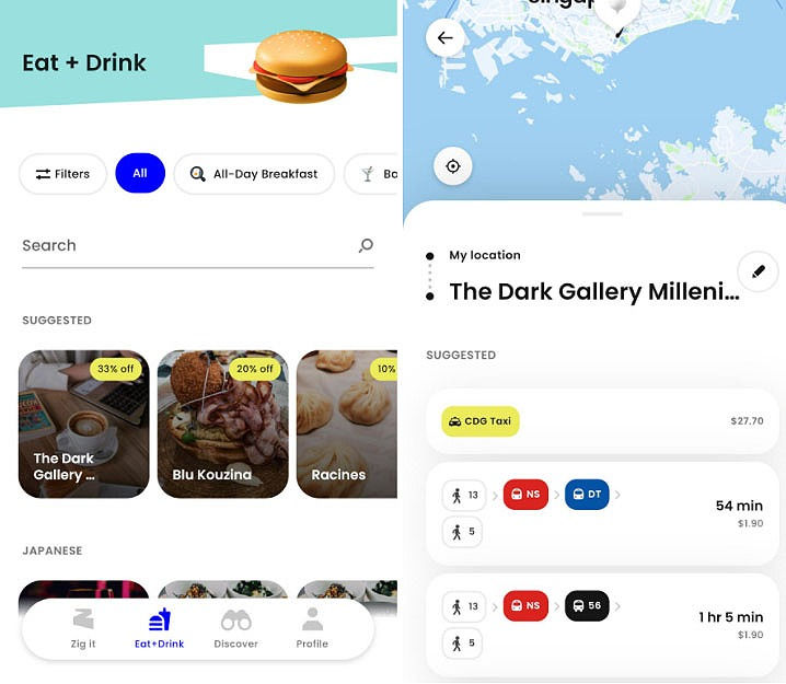 ComfortDelGro has launched an ‘All-In-One’ lifestyle and mobility app called Zig!
