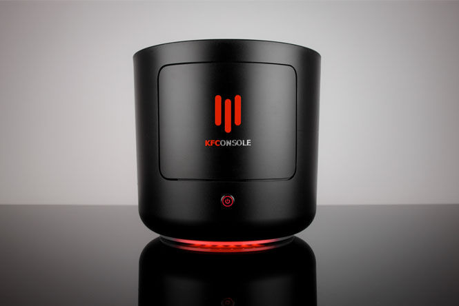 KFC is proudly introducing KFConsole to the gaming industry. This is not your regular gaming PC console but the first of its kind to have a chicken warming chamber!