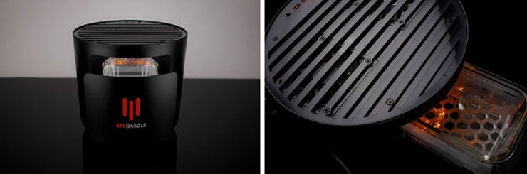 KFC, the pioneer in gaming PC console with a chicken warming chamber to keep your chicken hot and crispy!
