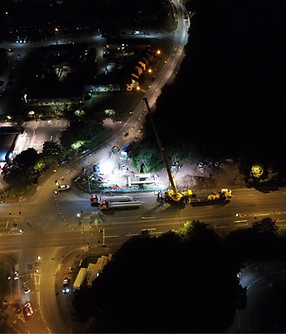 Over night road closure