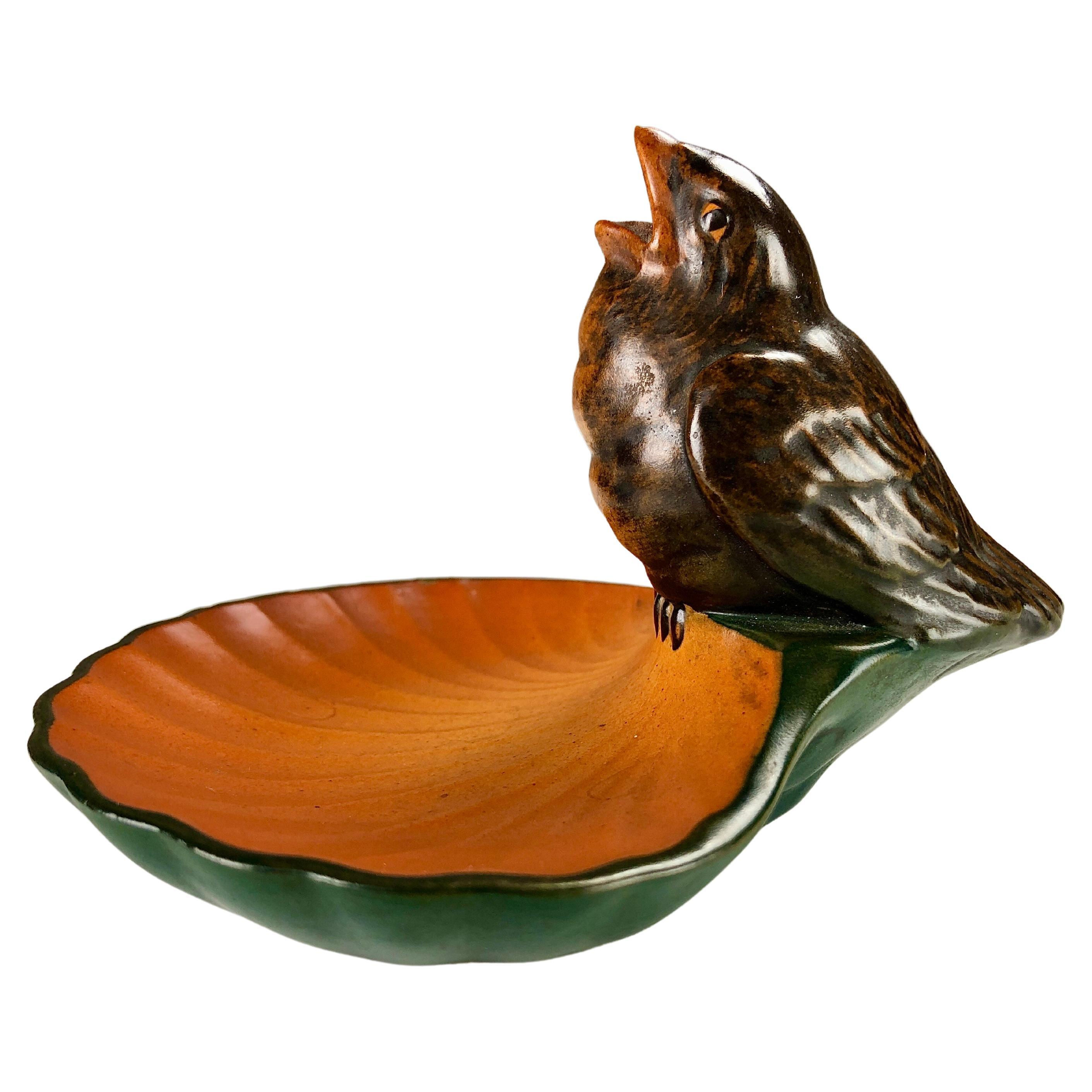 1920's Danish Art Nouveau Ash Tray / Bowl by Axel Sorensen for P. Ipsens Enke