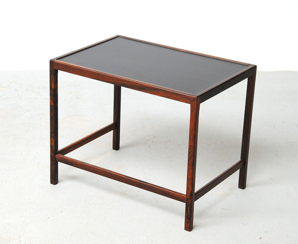 Thumbnail: 1960s Danish Kurt Ostervig Fully Restored Rosewood Side Table by Jason Mobler