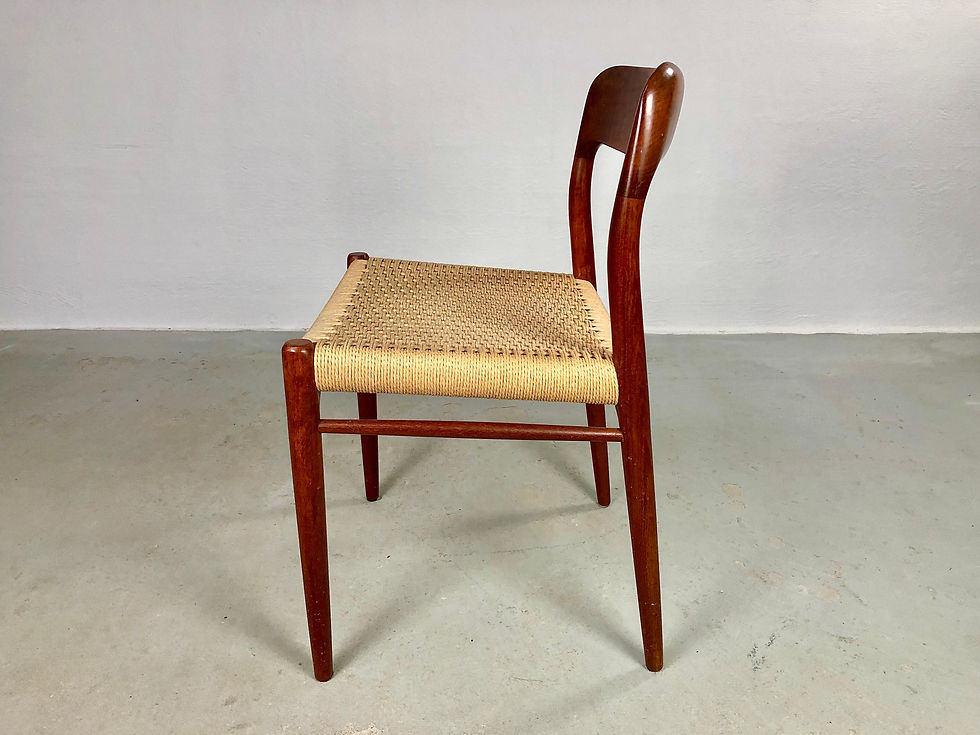 Thumbnail: 1960´s Set of Four Fully Restored Niels Otto Moller Model 75 Teak Dining Chairs