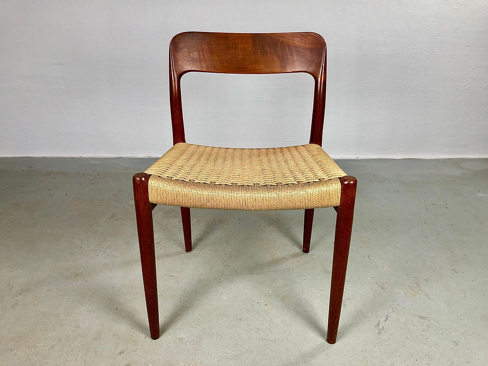 Thumbnail: 1960´s Set of Four Fully Restored Niels Otto Moller Model 75 Teak Dining Chairs