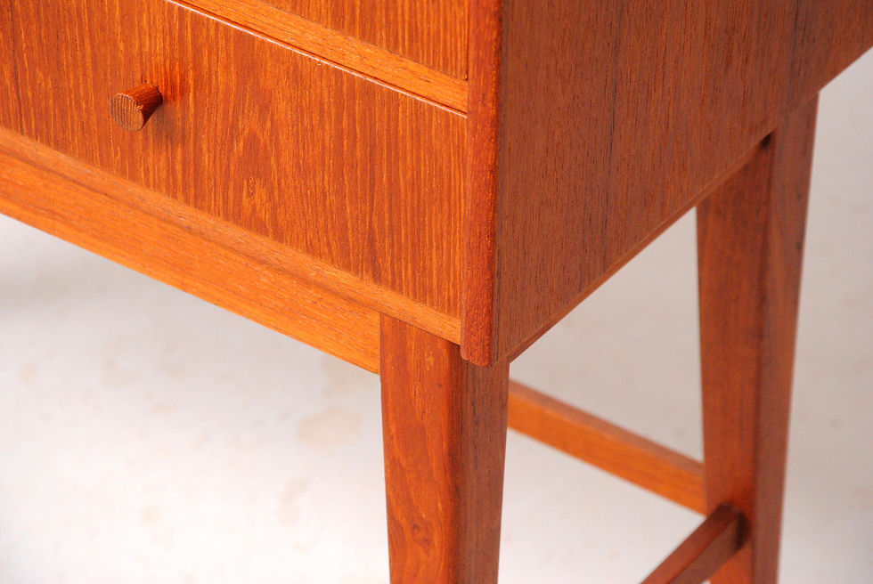 Thumbnail: 1960s Set of Two Small Restored Danish Teak Dressers