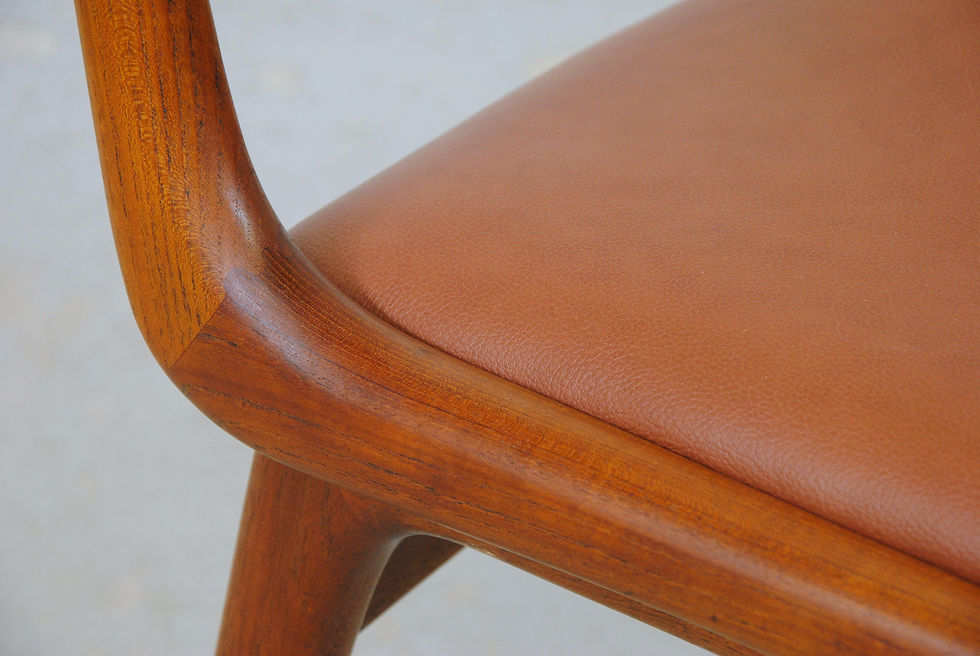 Thumbnail: 1950's Set of Six Fully Restored Danish Alfred Christensen Teak Dining Chairs