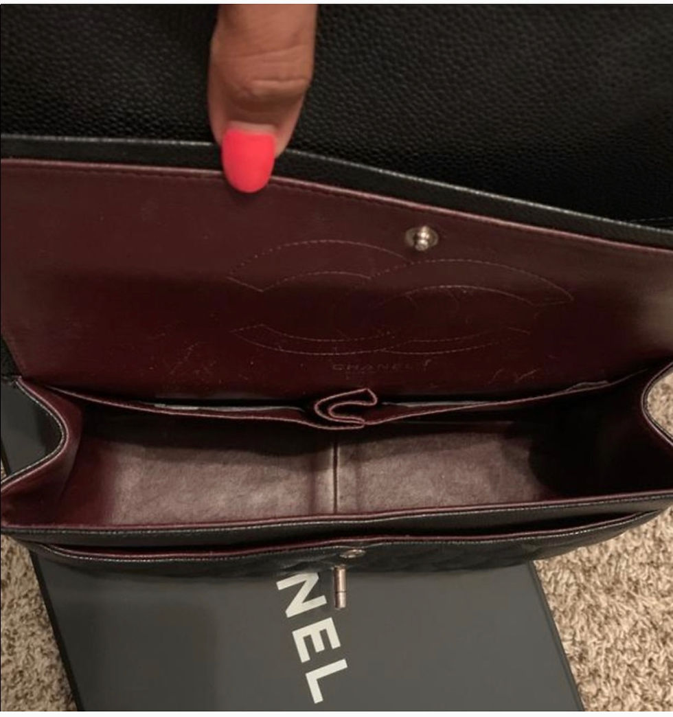 Thumbnail: Chanel Classic Caviar Double Flap