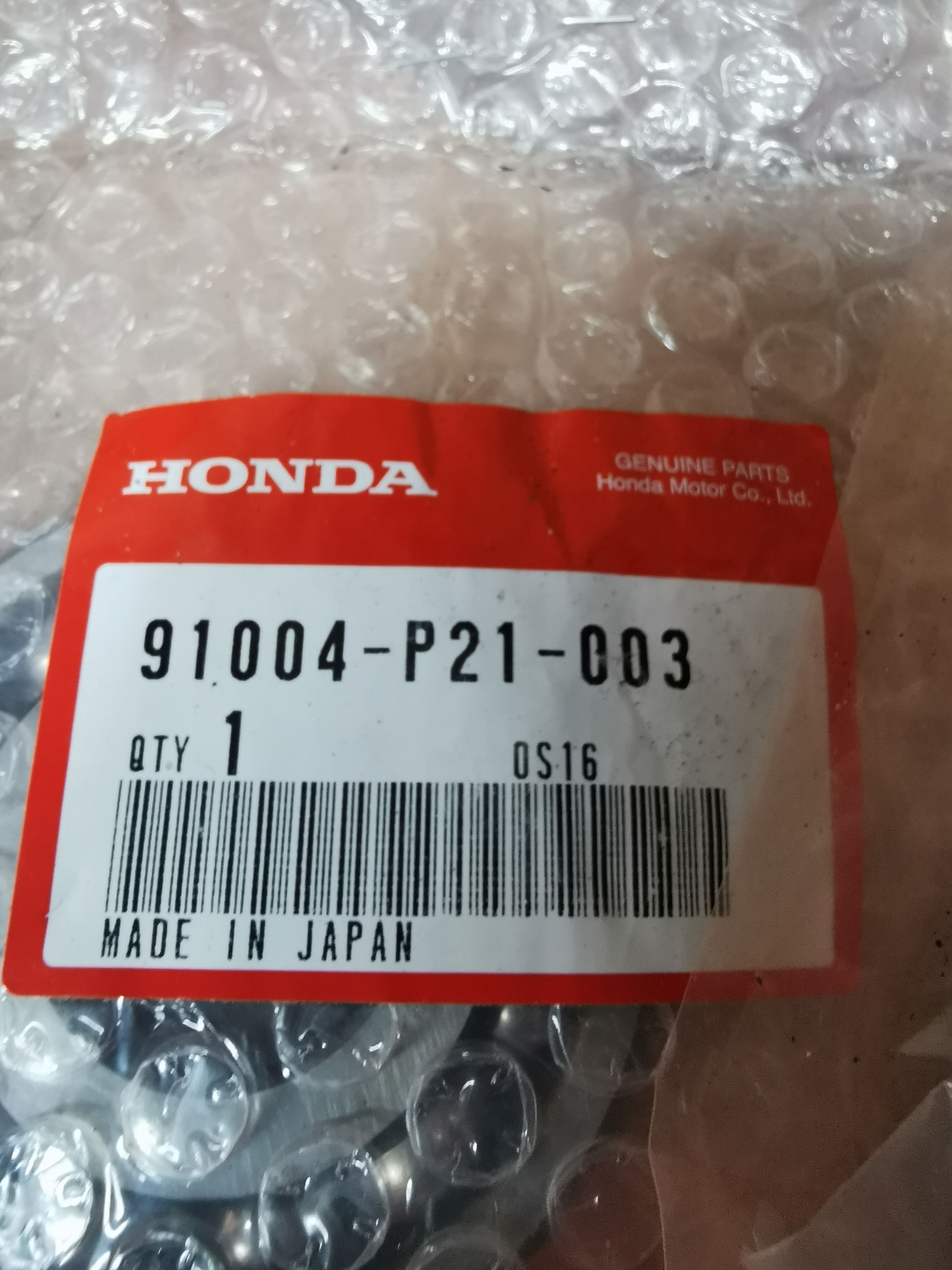 Honda K20 gearbox bearing
