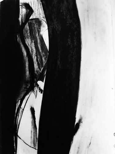 Charcoal drawing