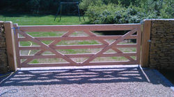 Barrière type ranch en pin douglas