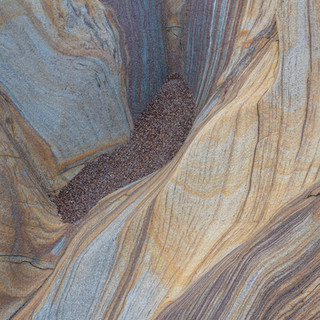Sandstone patterns, Spittal beach, Northumberland