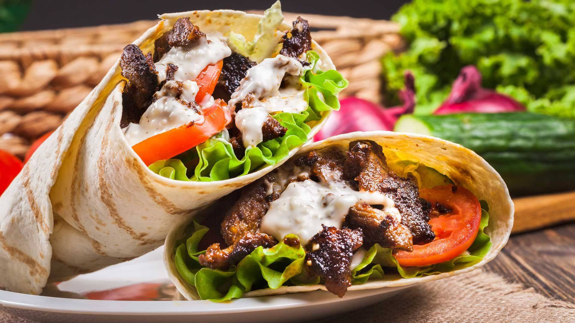 Sizzling Beef Shawarma