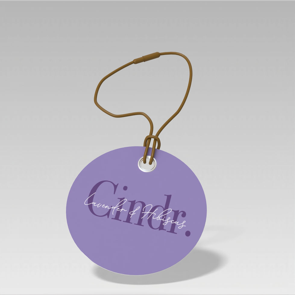 Lavender Hibiscus Car Freshener