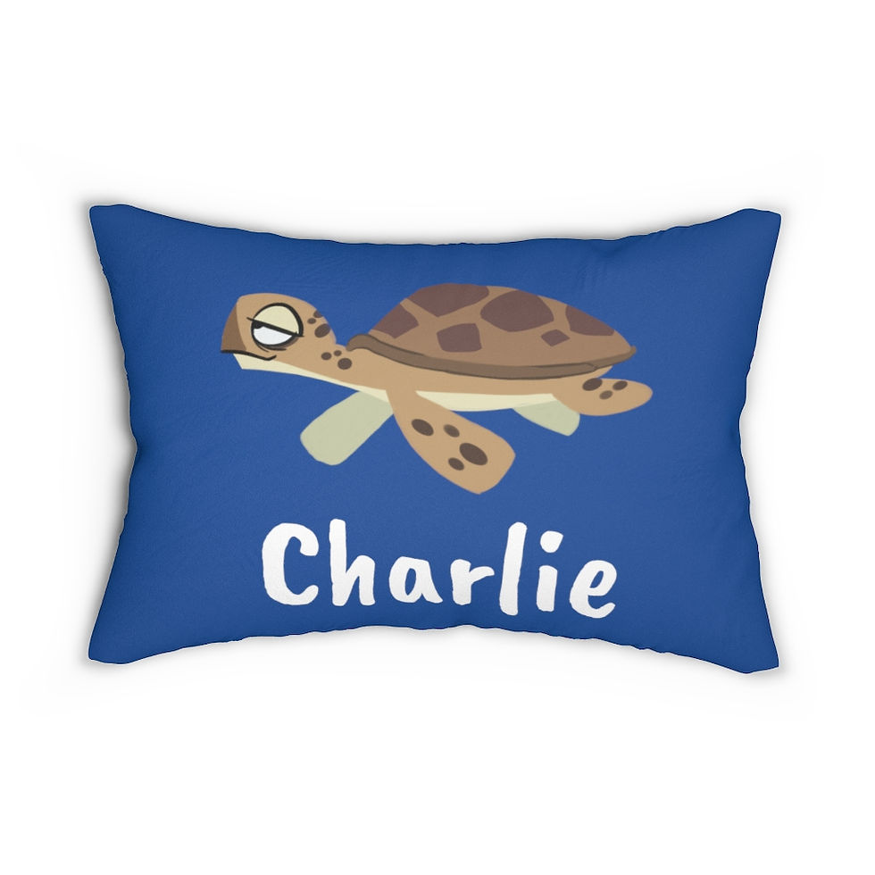 Thumbnail: Navy Blue - Frankie and Charlie Bed Pillow