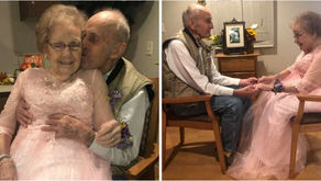 Alzheimer: Idosa com demência reconhece marido durante festa de 72 anos de casados