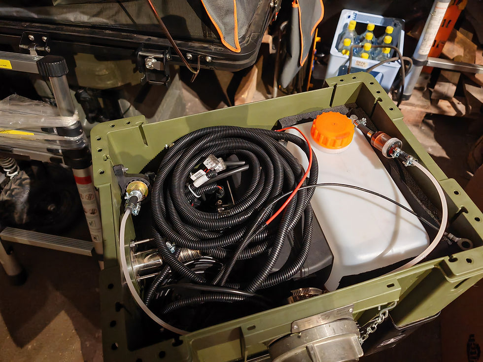 Miniaturbild: Dachzelt Heizung - Dieselstandheizung in tragbarer Ausführung