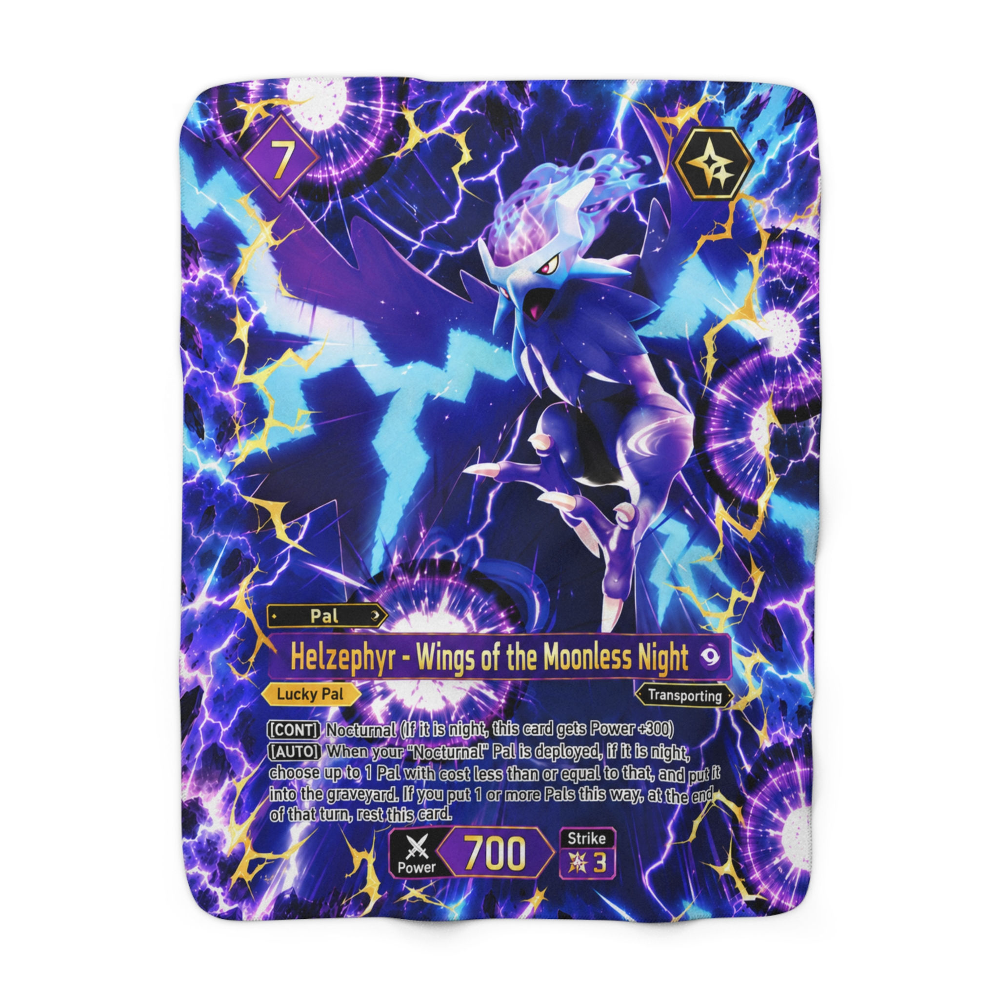 Moonless Night Sherpa Fleece Blanket