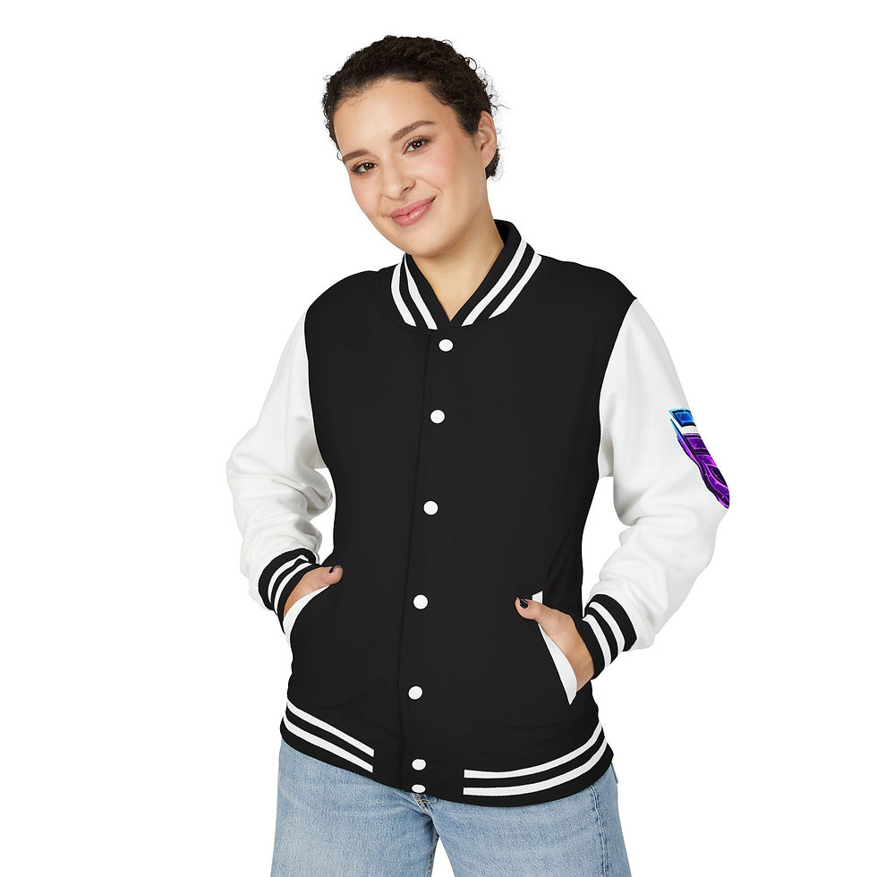 Thumbnail: Letterman Jacket — "T1D That1Dude" Retro Neon Portrait