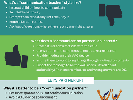 How I Explain AAC to a New Communication Partner