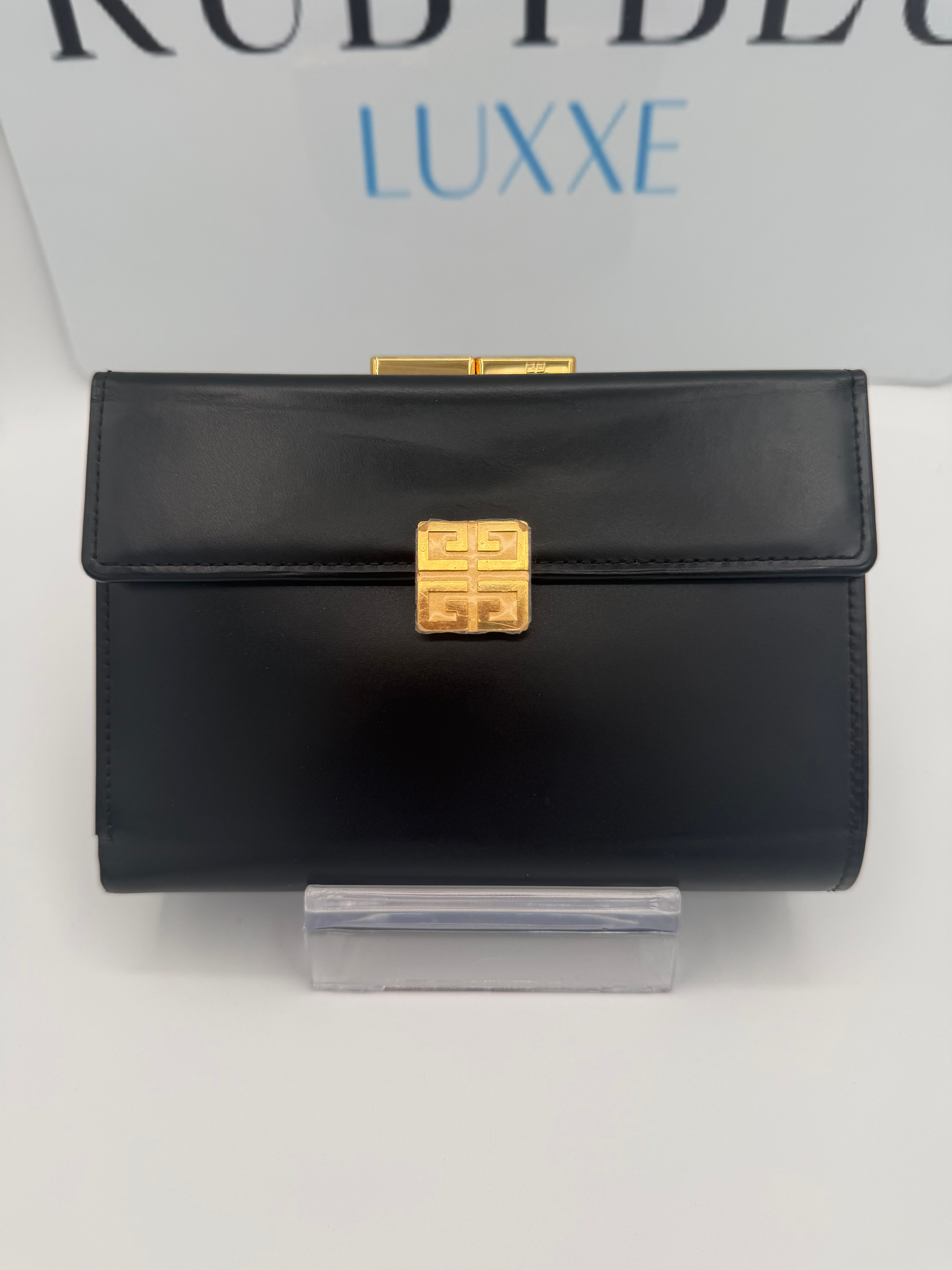 Givenchy Vintage Small Metal Clasp Wallet
